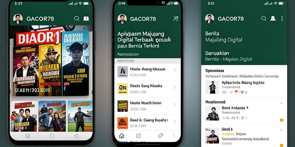 Tampilan antarmuka GACOR78 yang intuitif dan modern