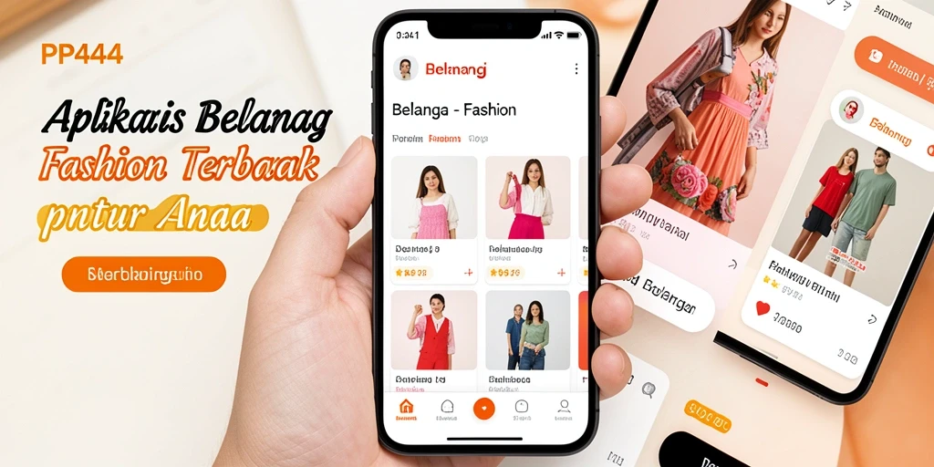 Tampilan antarmuka aplikasi PP444 yang modern dan stylish.